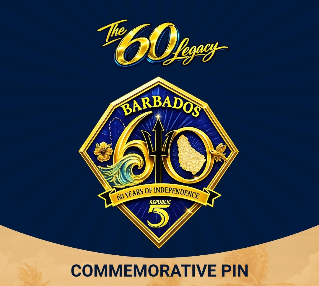 The 60 Legacy commemorative pin flyer